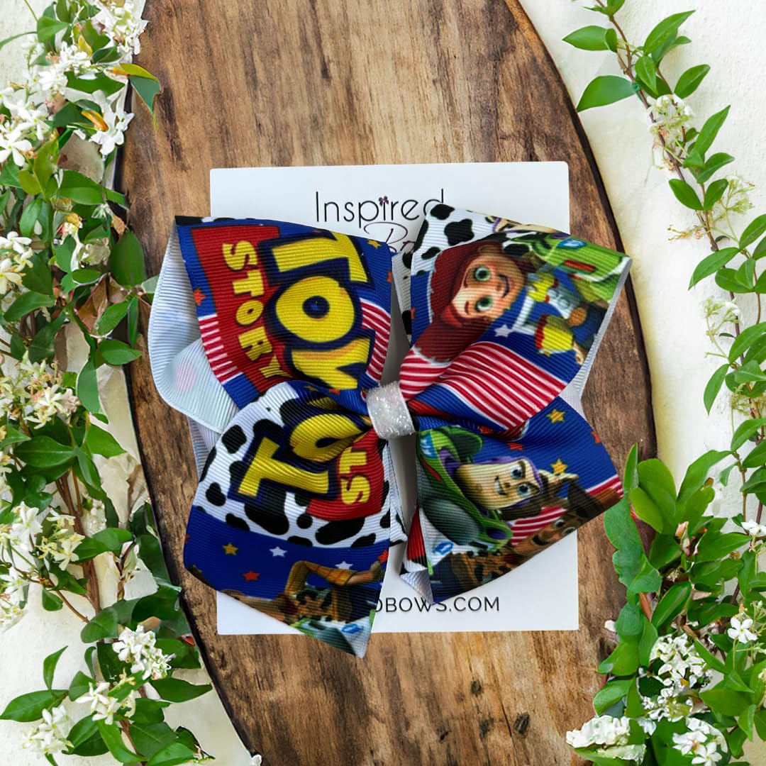 Disney Movie Inspired Hair Bows for Kids - Cute Princess Hair Accessories for Dress Up, Parties & Everyday Wear