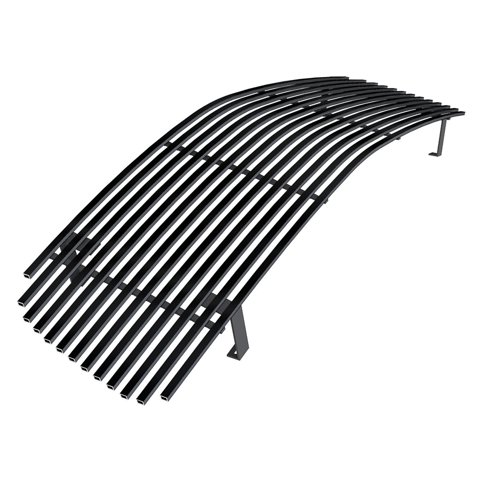 APS Compatible with Dodge Charger 2005-2010 Main Upper Stainless Steel SS Black Billet Front Grill Grille Insert D85320H - Upgrade Your Car's Style for Street Racing & Show Events