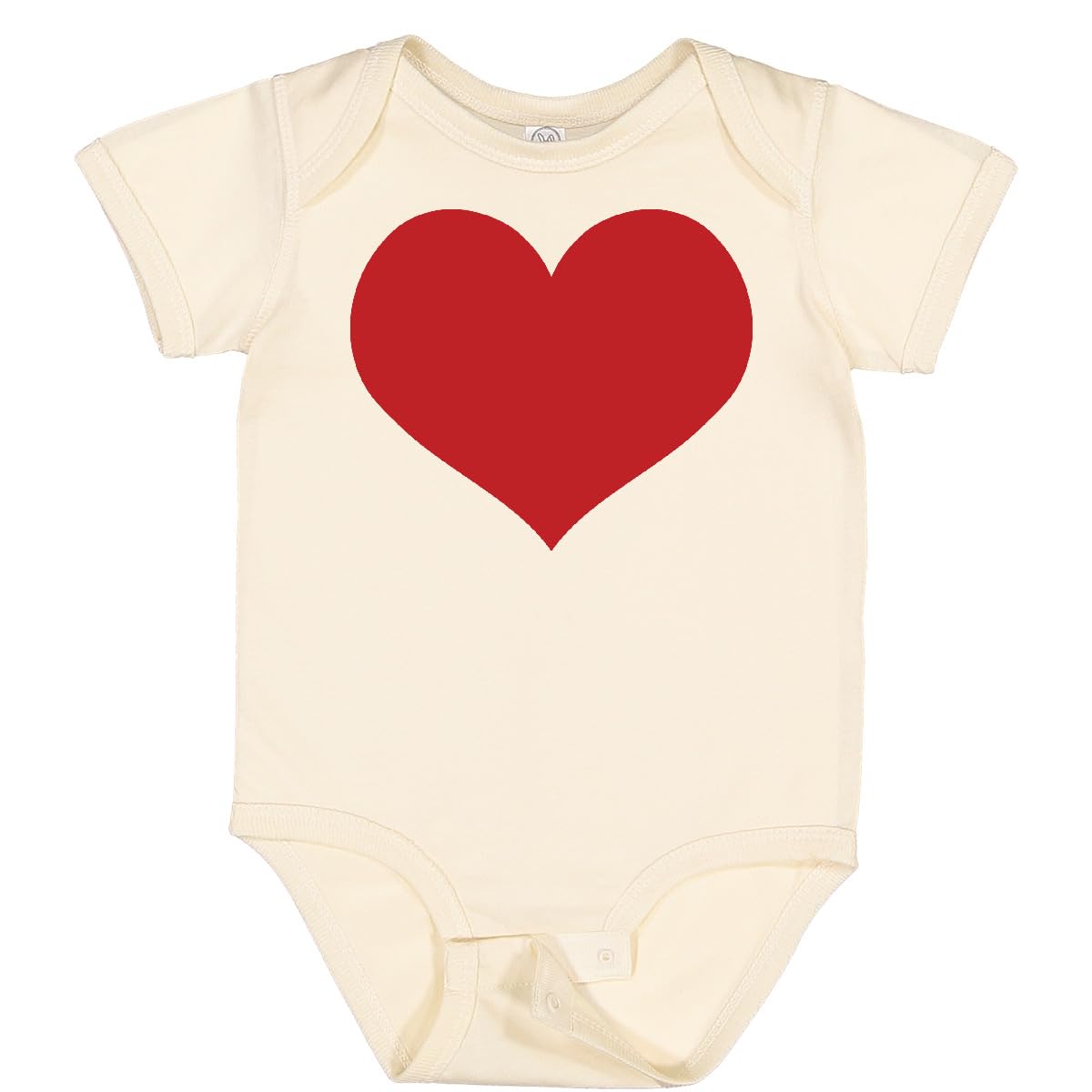 Inktastic Red Heart Valentine Baby Bodysuit - Cute Valentine's Day Outfit for Infants & Newborns - Perfect for Valentine's Gifts, Photo Shoots & Special Occasions