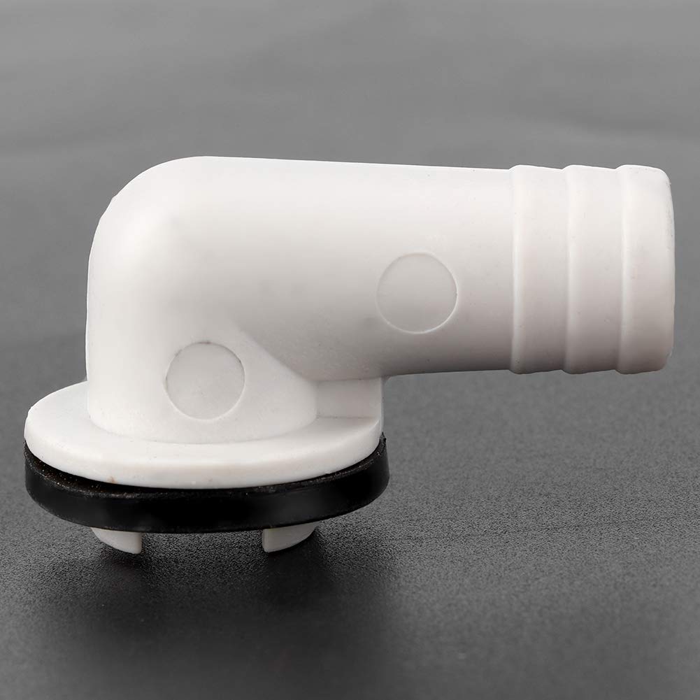 SUCIE Eco-Friendly Air Conditioner Drainage Tool - 1.9x1x1.1 Inch Right-Angle Outlet Connector for AC Unit Wastewater Removal - Perfect for Home, Office & RV Air Conditioning Maintenance
