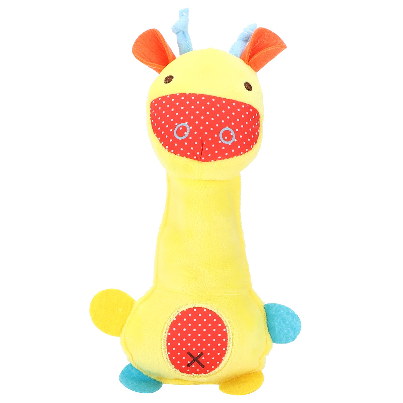 Squeaky Plush Dog Toys - Soft Chew Toys for Puppies, Interactive Pet Toys with Noise, Safe Alternative to Chewing Sticks, Deer-Shaped Basketball Design - Perfect for Playtime, Training & Teething Relief