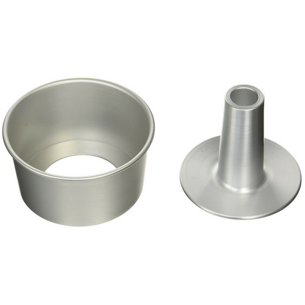 Premium EBM Aluminum Chiffon Cake Pan with Removable Bottom - Perfect for Baking Fluffy Cakes, Angel Food Cakes & Sponge Cakes at Home