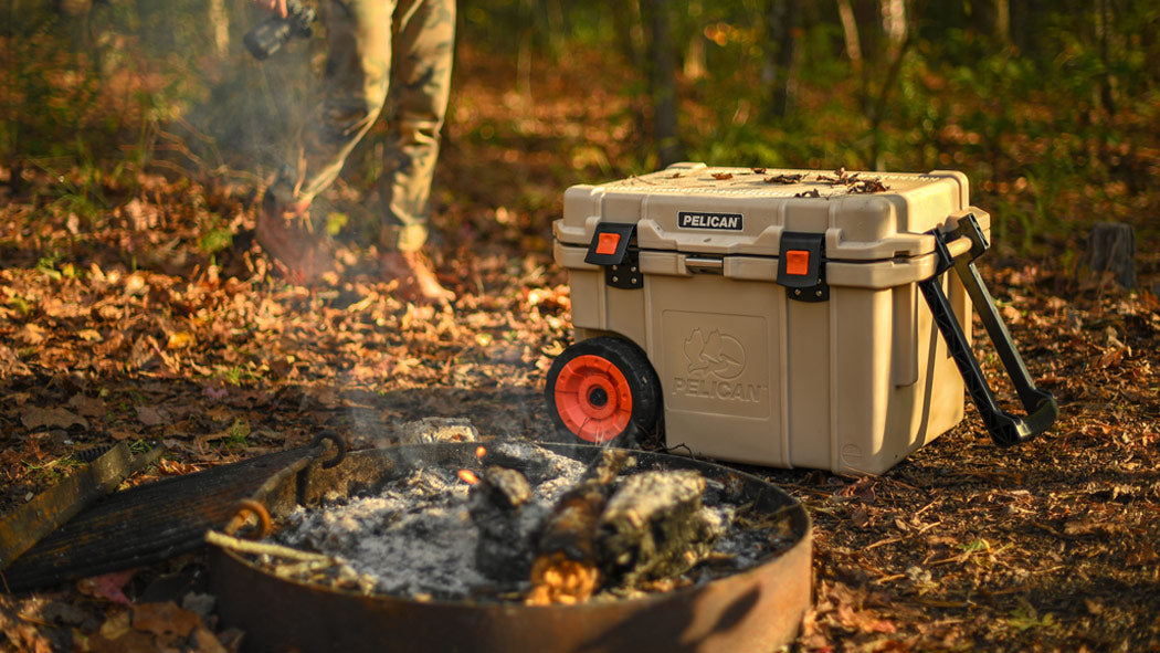 45QT Elite Wheeled Cooler - Heavy Duty Rolling Ice Chest for Camping, Beach, Tailgating & Outdoor Adventures