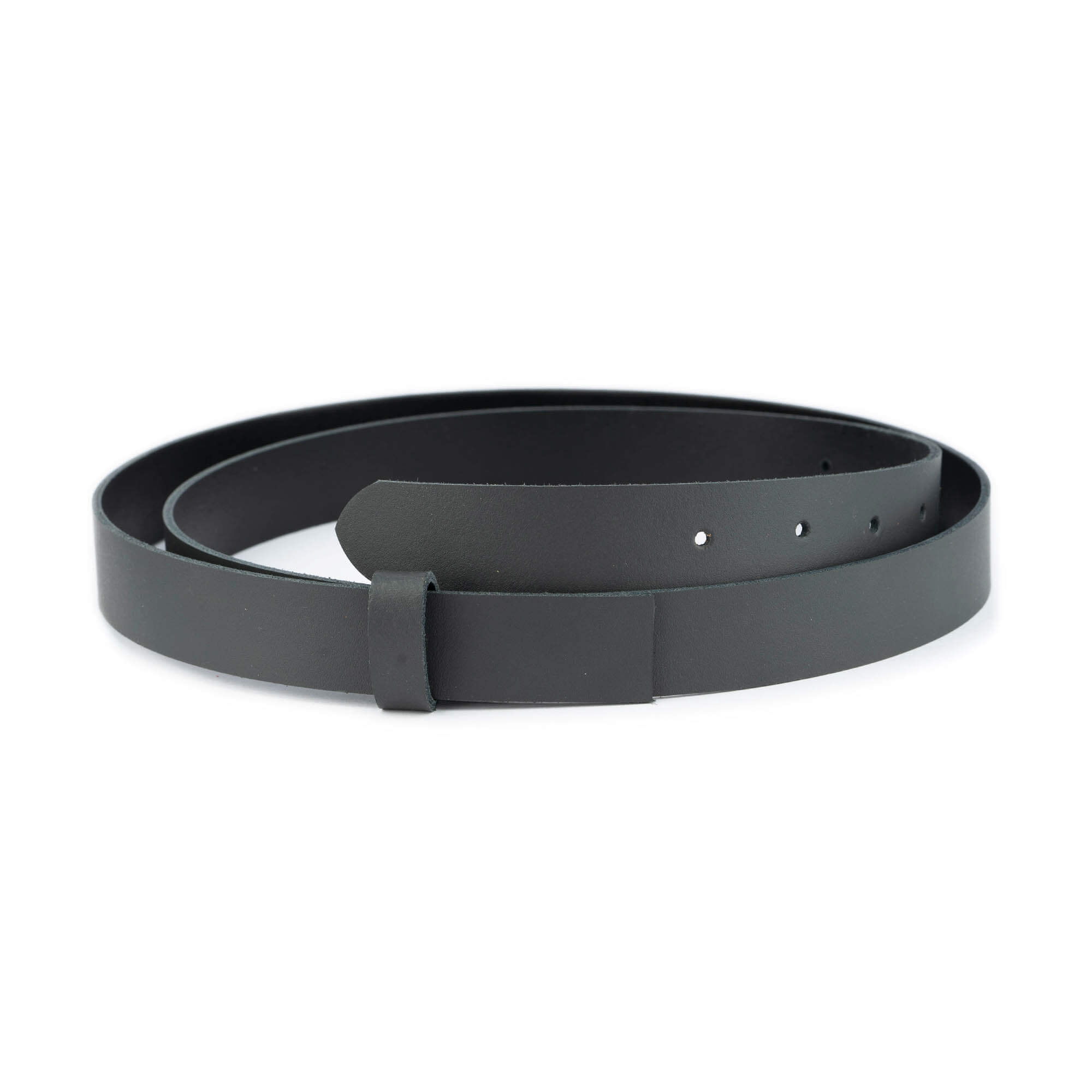 2.5 cm Gray Leather Belt Strap Replacement for Dunhill Buckles - Durable & Stylish Belt Accessory for Men's Fashion & Formal Wear