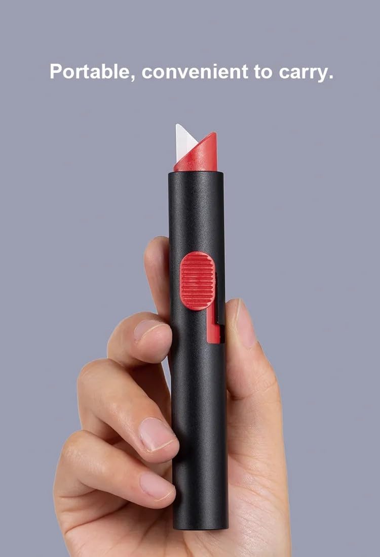 Confidential Roller Stamp for Identity Protection - Anti-Theft Security Stamp with Ceramic Box Cutter | Perfect for Office Documents, Mail Privacy & Home Security