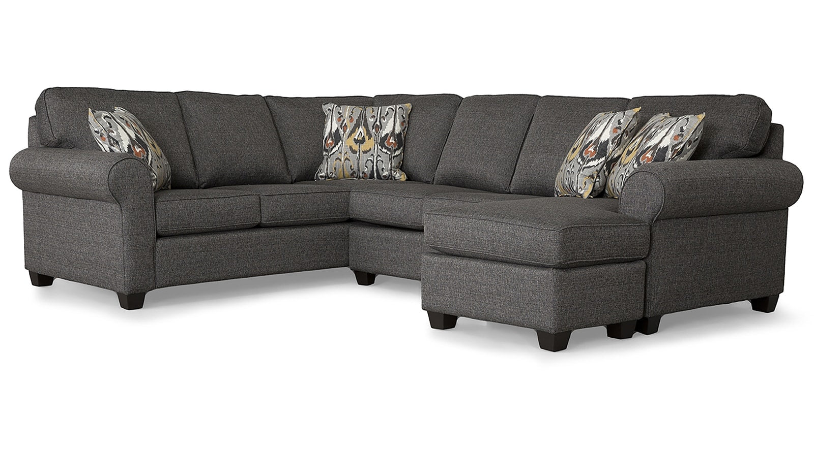 Classic Round Arm Sofa Collection - Modern Living Room Furniture for Home & Office - Comfortable Upholstered Couch with Soft Fabric - Perfect for Lounge, Family Room, and Small Spaces