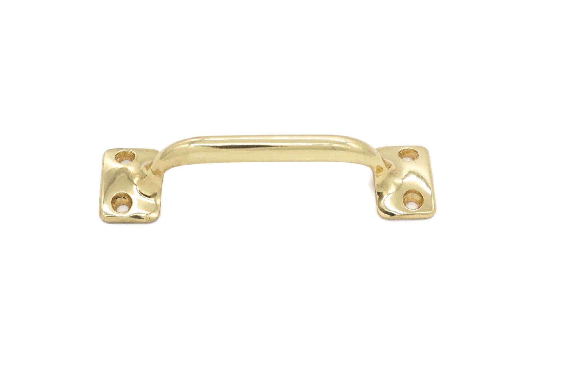 Vintage Brass Drawer Pull - Antique Cabinet Handle for Furniture, Boats & Windows