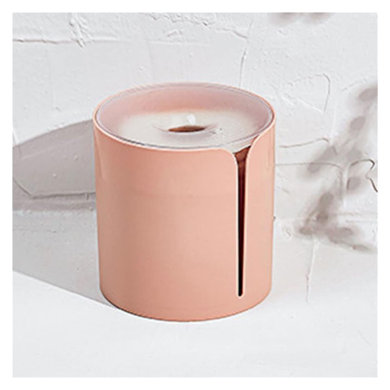 Durable Punch-Free Roll Paper Holder - Bathroom Tissue Storage Box & Toilet Organizer - Home Storage Supplies for Bathroom, Kitchen, Office (Pink, 13x13x13.2cm) - Perfect for Space Saving & Organization