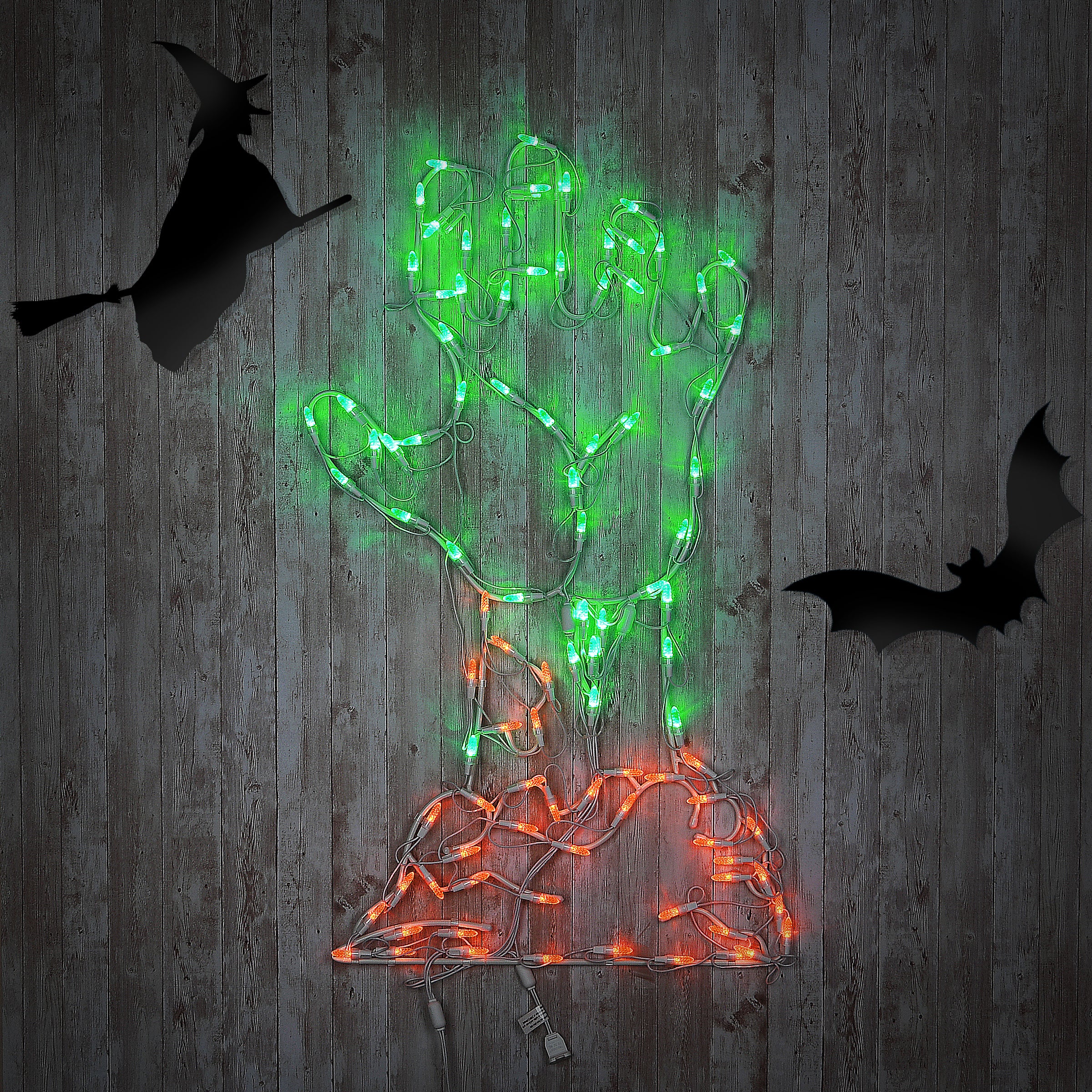 3 ft. Halloween Jack O'Lantern LED Lighted Sign - Outdoor/Indoor Pumpkin Decor for Porch, Yard, Party & Home Decoration