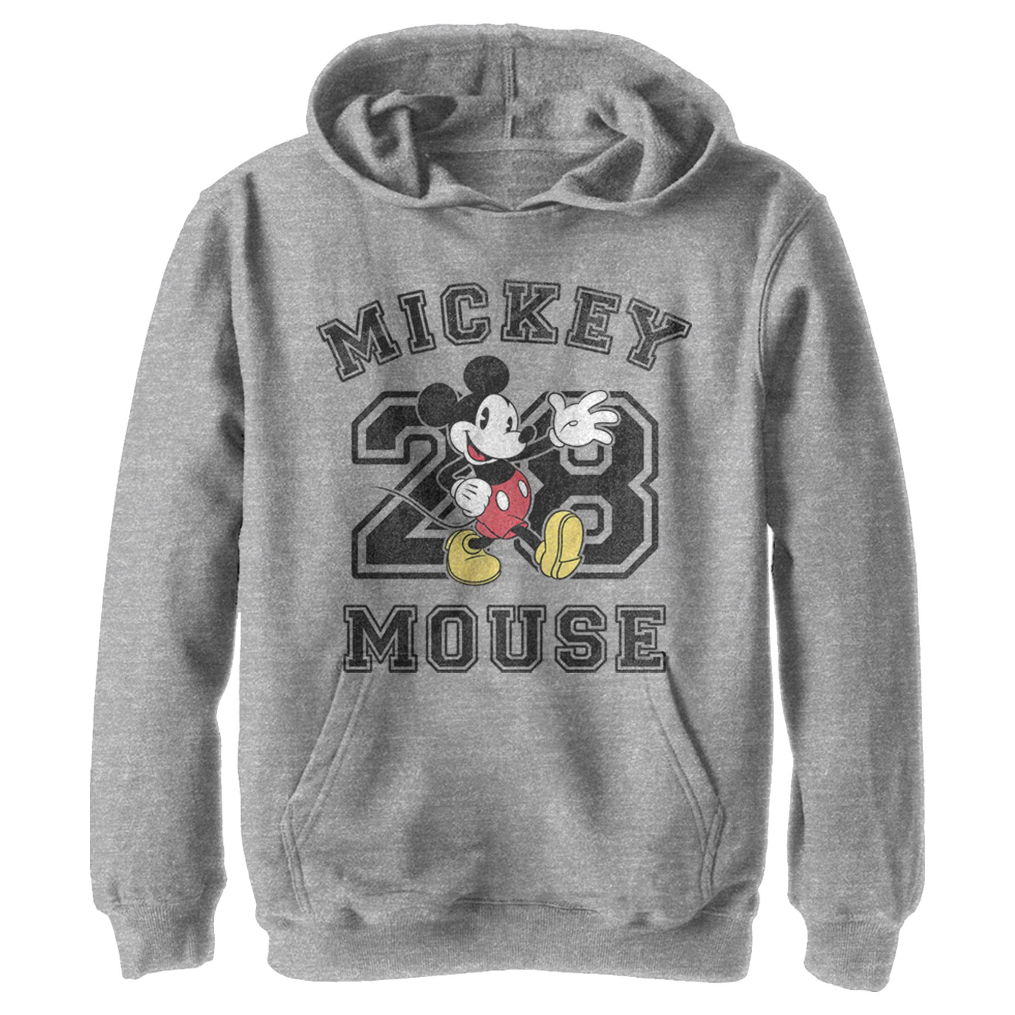 Disney Boys' Mickey Mouse Collegiate Hoodie - Soft Cotton Pullover for Kids & Toddlers - Perfect for School, Playdates & Family Outings
