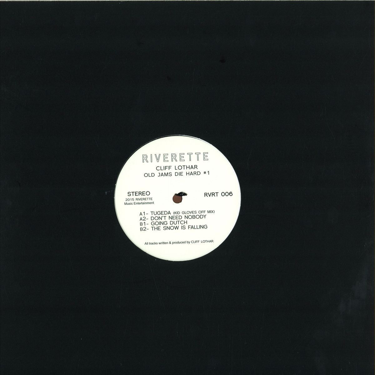 Cliff Lothar – Old Jams Die Hard 1 Vinyl Record | Riverette RVRT006 | Limited Edition Collectible Music for DJs & Vintage Music Lovers – Perfect for Home Listening, Parties & Music Collections