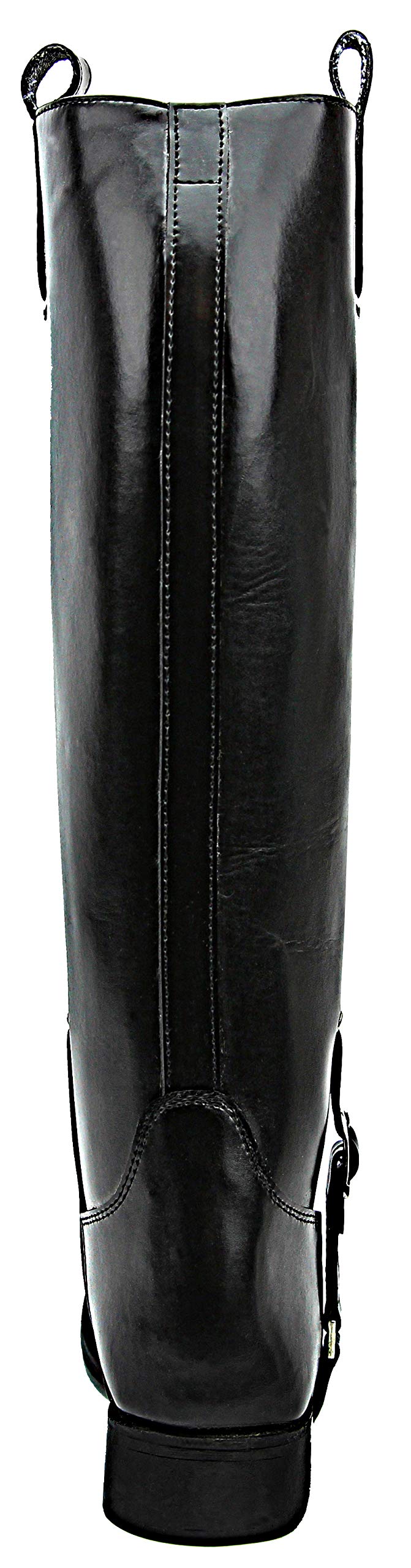 Elegant Black Equestrian Riding Boots for Women - Stylish Pull-On Dressage Boots for Horseback Riding & Fashion Outfits | Perfect for Competitions, Training & Casual Wear