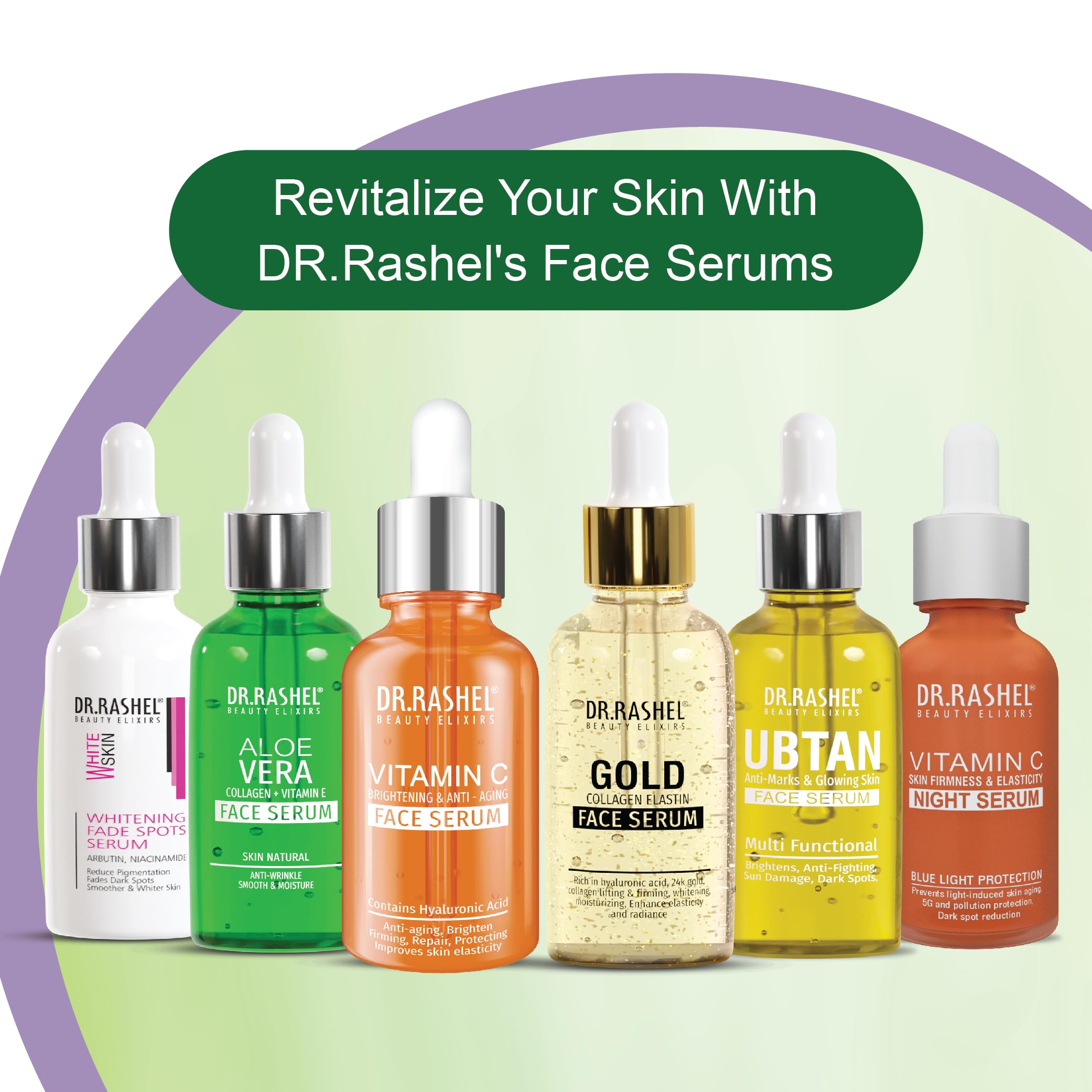 DR.Rashel Aloe Vera Face Serum - Anti-Aging & Pore Minimizing Serum for Glowing Skin | Hydrating Facial Treatment for Men & Women | Perfect for Daily Skincare Routine & Nighttime Hydration