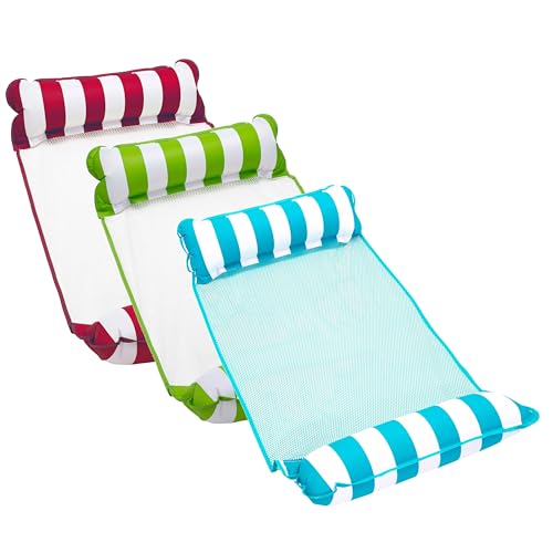 Light Blue, Lime Green & Burgundy/White Stripe