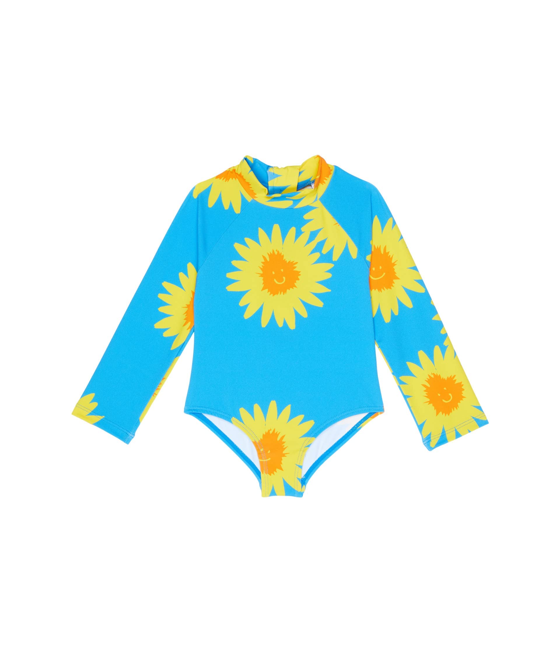 Stella McCartney Girls Sunflower Print Swimsuit - Toddler, Little Kids & Big Kids Sizes | Beachwear, Pool Party & Summer Vacation Outfit