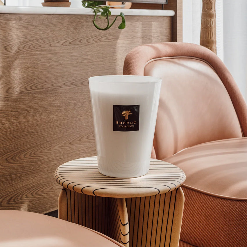 Baobab Collection Moonstone Scented Candle - Luxury Home Fragrance for Relaxation, Meditation & Romantic Ambiance