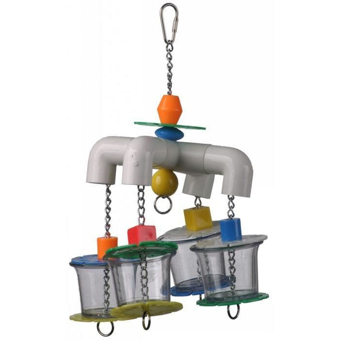 Superbird 4-Way Forager Bird Feeder - Durable Outdoor Hanging Feeder for Wild Birds - Perfect for Garden, Yard, and Backyard Bird Watching