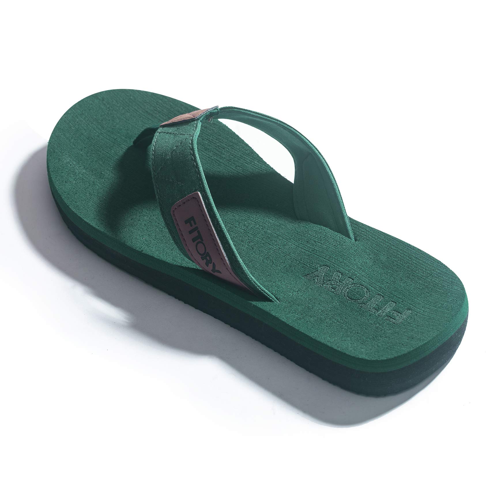 FITORY Men's Comfortable Flip Flops Sandals - Lightweight Beach Slippers for Men Size 6-15 | Perfect for Pool, Vacation, and Summer Outdoor Activities