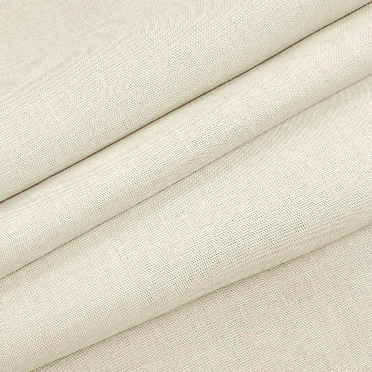 Emma Linen Off White Neutral Mag Fabric - Premium Quality Linen Fabric for Home Decor, Upholstery & DIY Crafts (10626) | Perfect for Curtains, Pillows & Table Runners