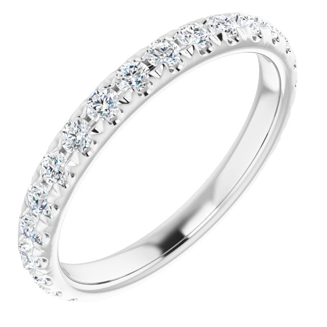 0.62 Carat Round Cut Diamond Comfort Fit Wedding Band for Men & Women - Perfect for Engagement, Anniversary & Everyday Wear