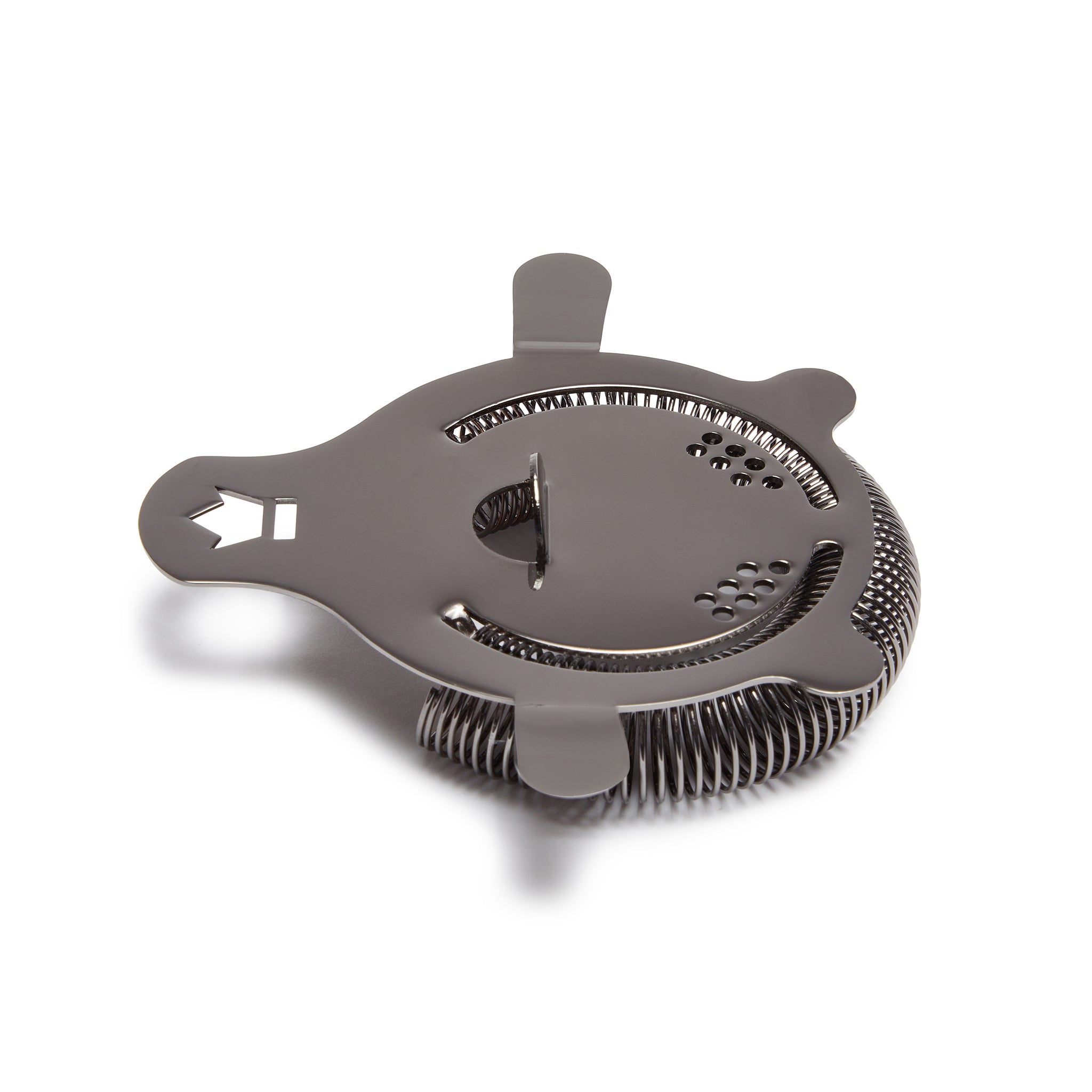 BUSWELL® BOBTAIL Cocktail Strainer - Premium Gunmetal Black Bar Tool for Mixing, Pouring & Straining Cocktails | Perfect for Home Bars, Professional Bartenders & Cocktail Enthusiasts