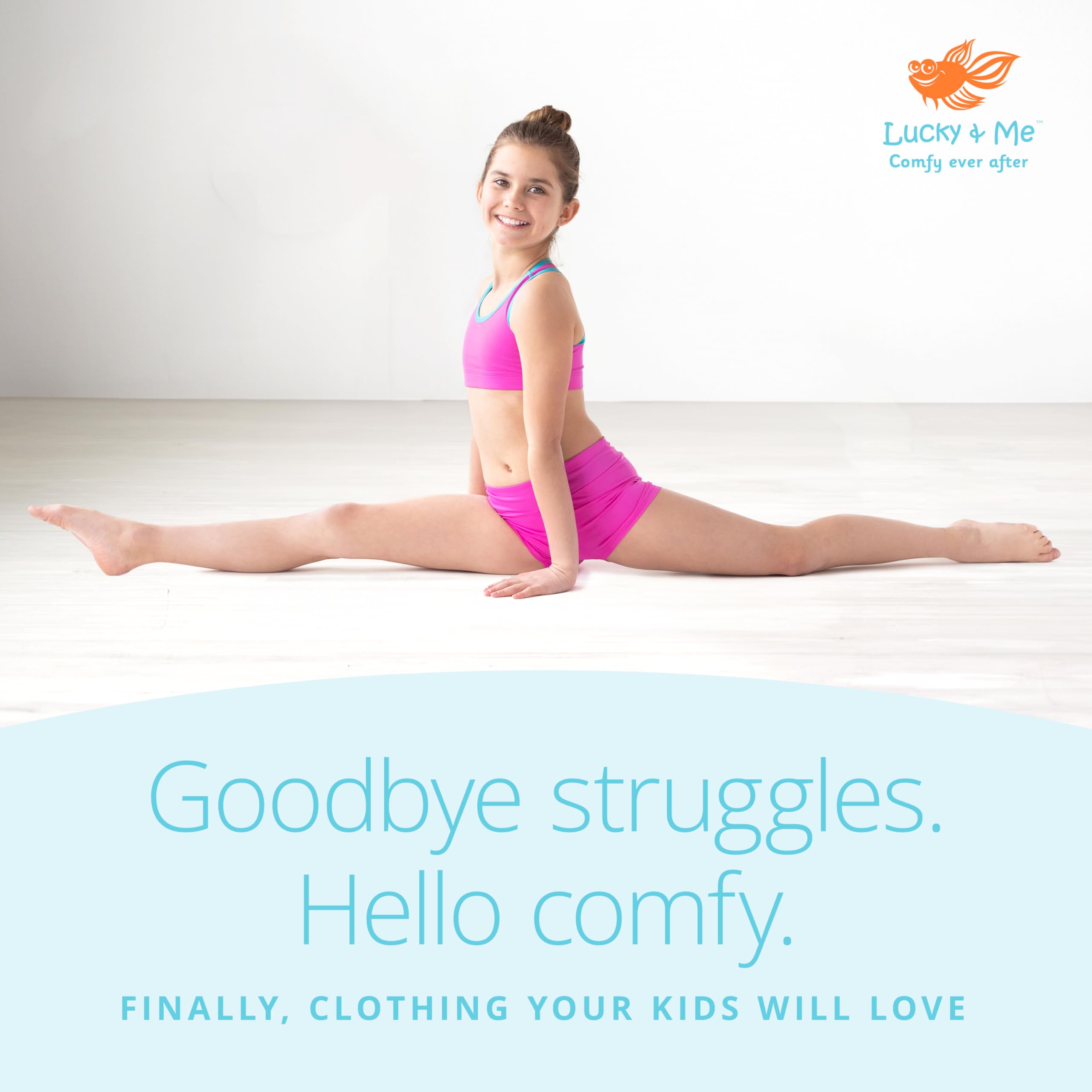 Layla Girls Dance Shorts for Gymnastics & Ballet - Stretchy Comfort Dancewear for Kids - Perfect for Dance Class, Performance & Practice