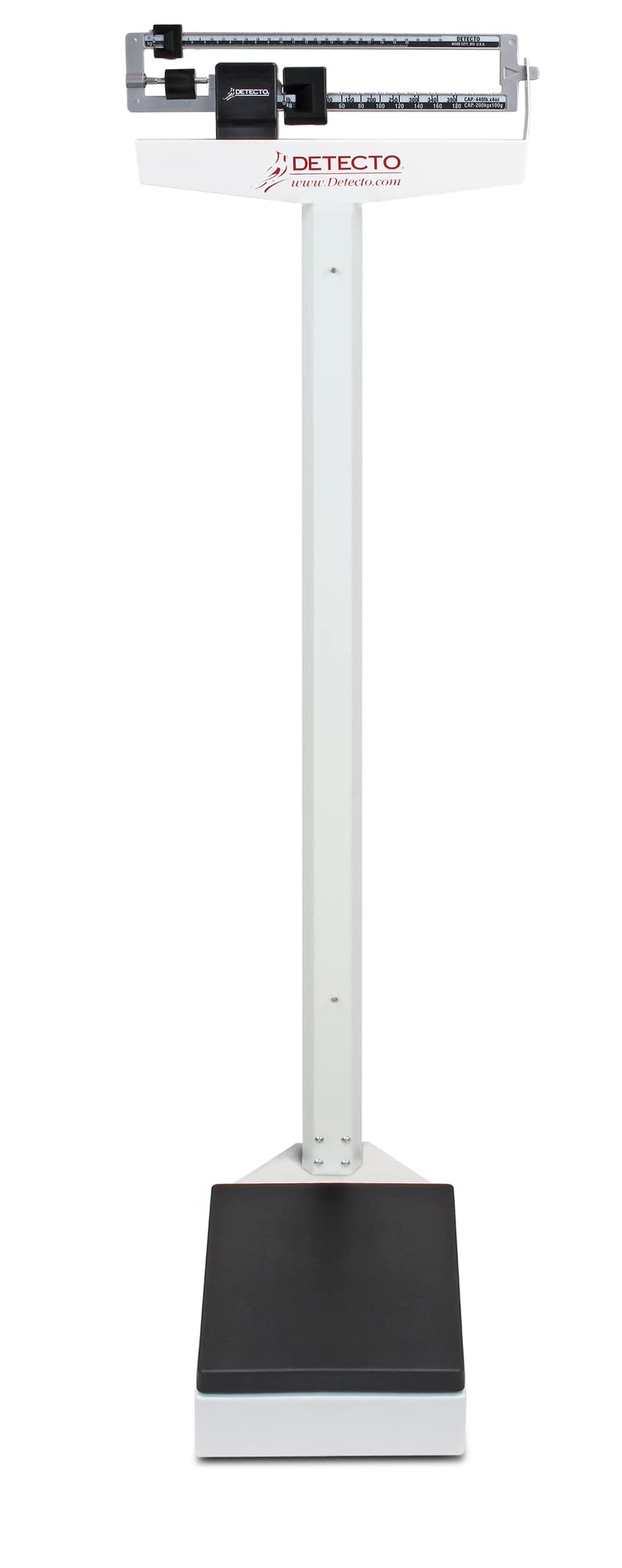 DETECTO 337 Mechanical Physician Beam Scale - Accurate Dual Reading in KG/LB for Medical Offices, Home Health & Fitness Tracking