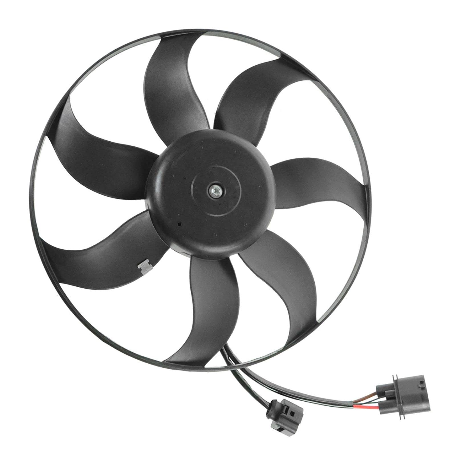 2005-2016 Volkswagen Jetta Left Side Radiator Cooling Fan Assembly - OEM Replacement Part VW3117117 - Perfect for Engine Overheating Prevention & Summer Driving