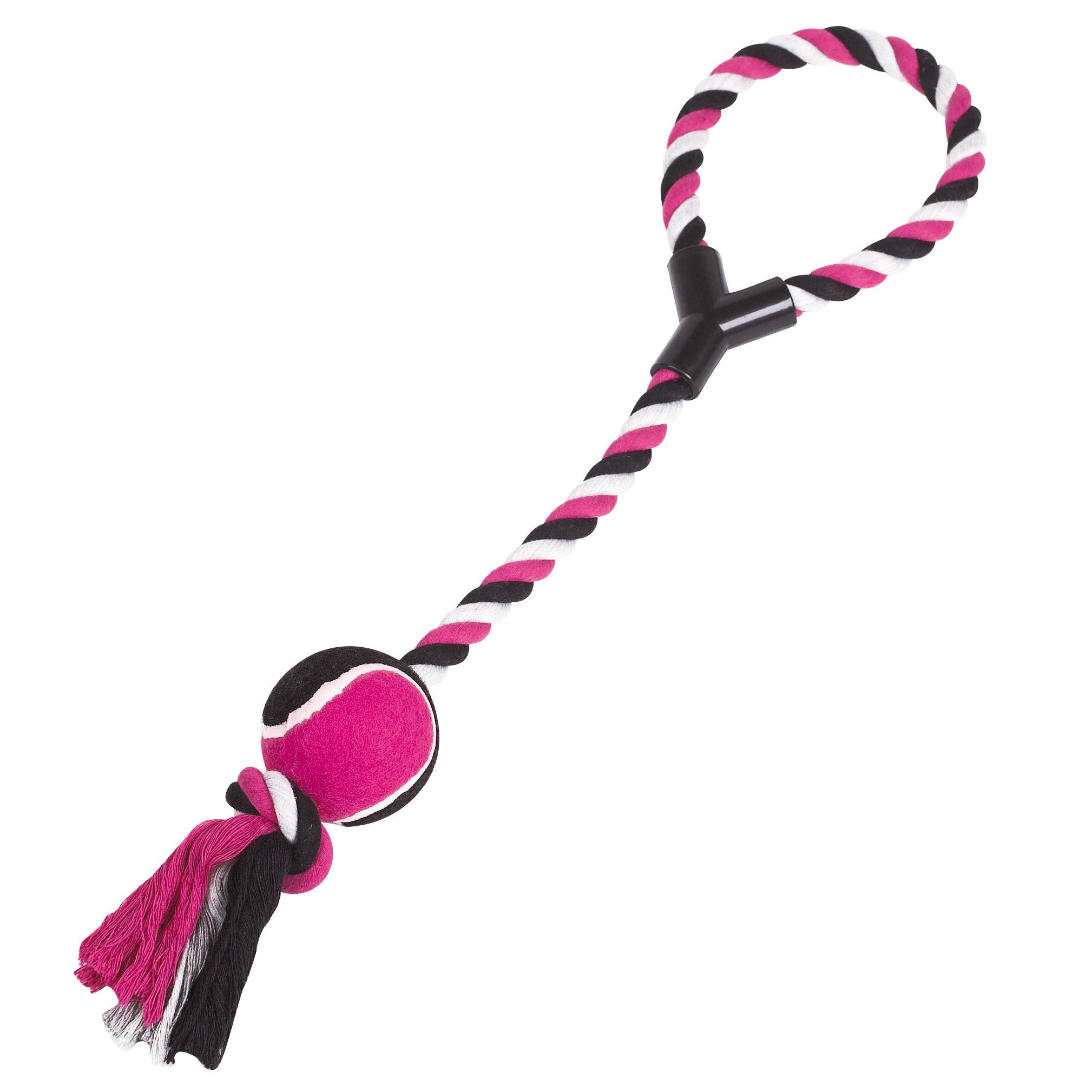 10-Piece Rope Dog Toy Pack - Durable Chew Toys for Small & Large Dogs - Pink Pet Rope Toys for Indoor & Outdoor Play, Training, and Teeth Cleaning