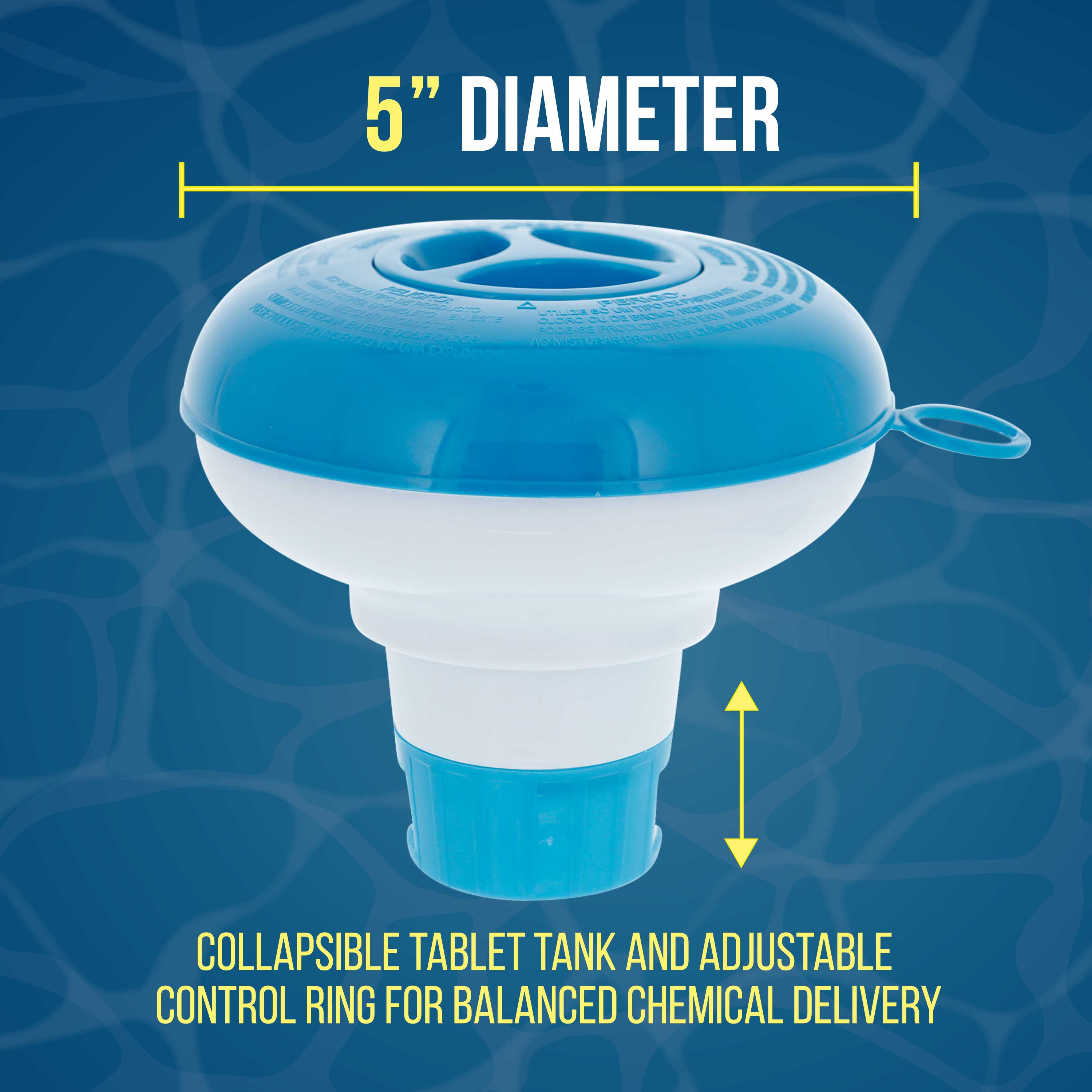 U.S. Pool Supply® Floating Chlorine & Bromine Dispenser - 5