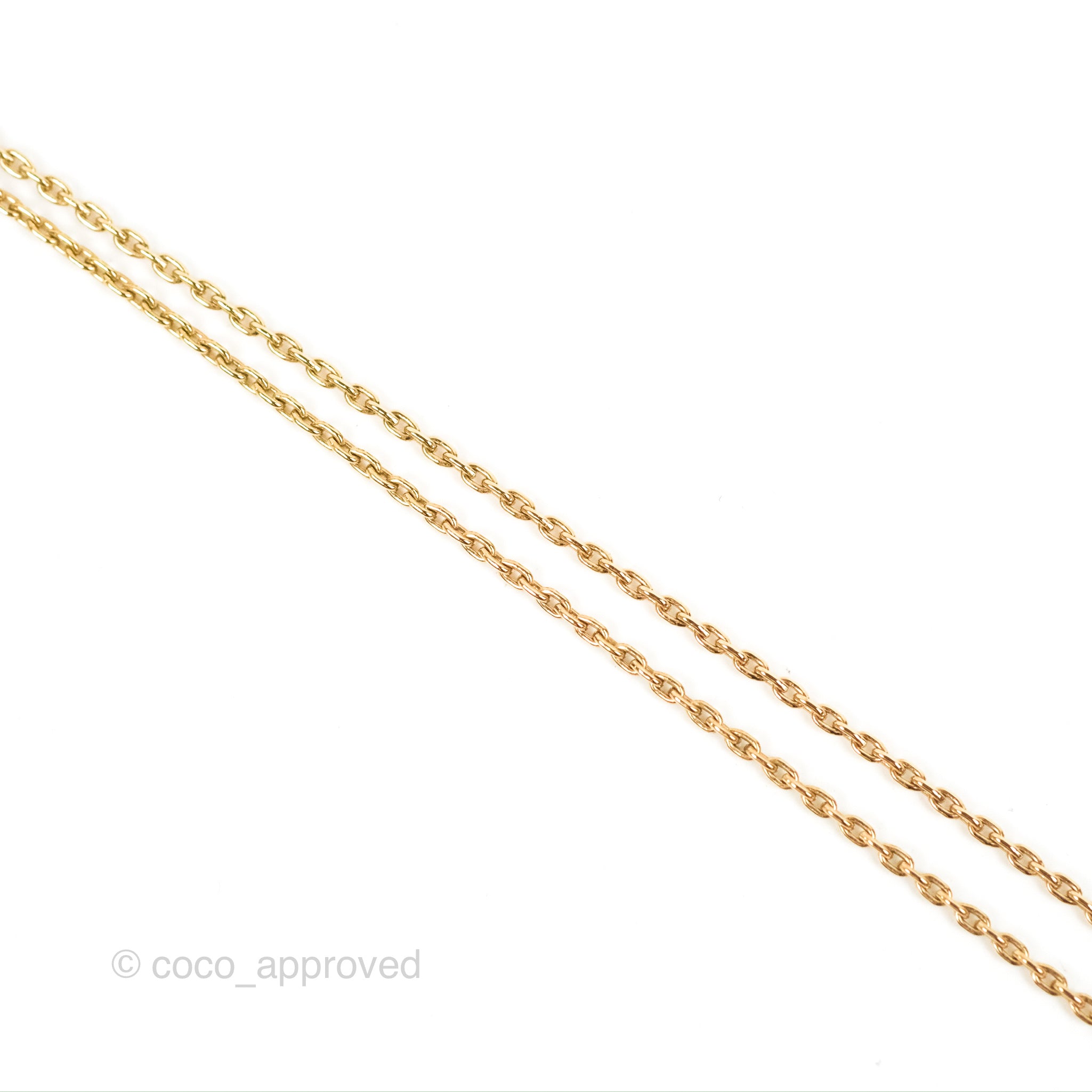 Chanel CC Chain Black Round Pendant Necklace in Gold Tone - 22A Collection | Elegant Jewelry for Women, Perfect for Parties, Dates & Special Occasions