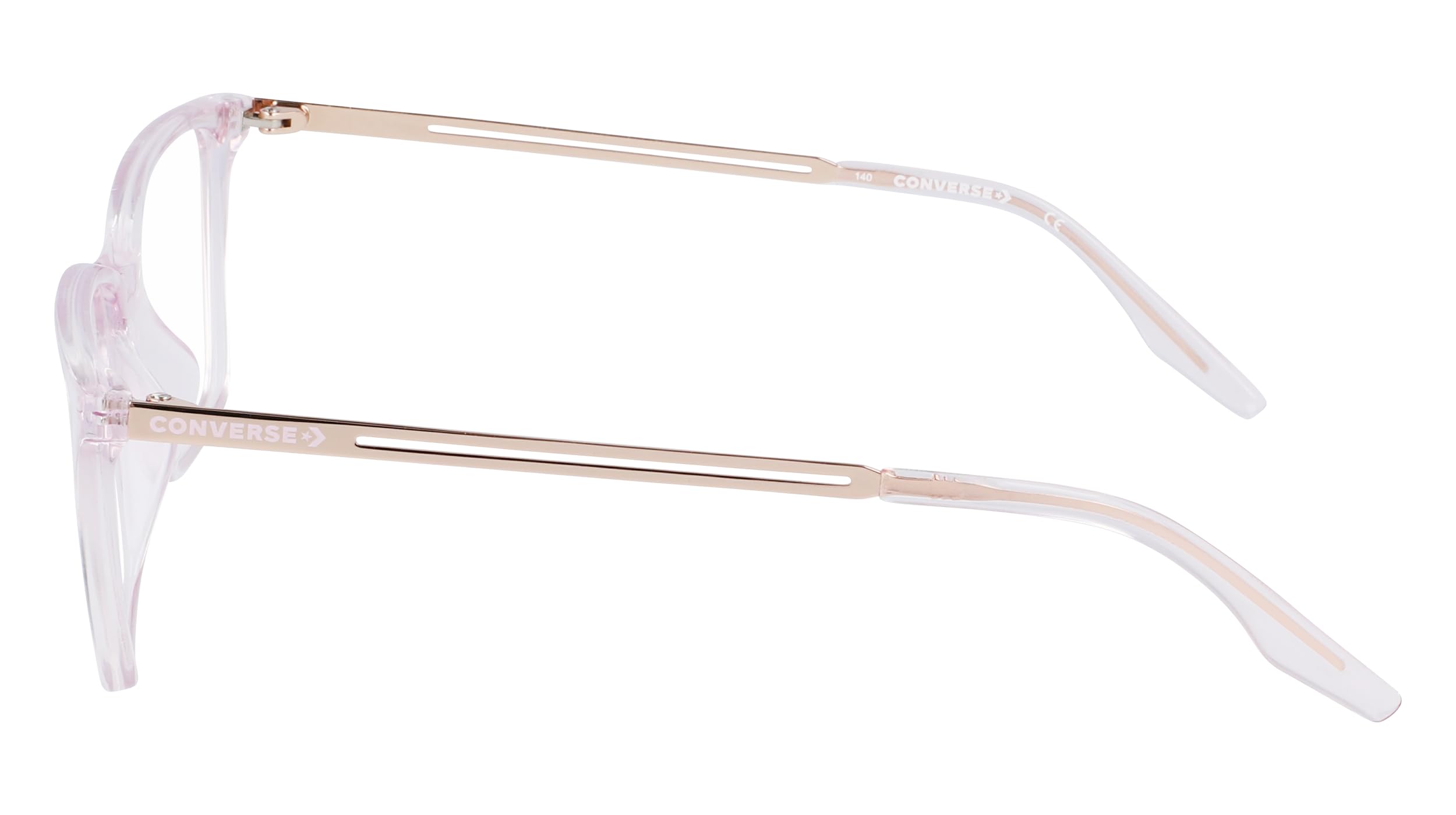 CONVERSE CV 8002 681 Crystal Pink Foam Eyeglasses - Stylish Women's Fashion Glasses for Everyday Wear & Reading