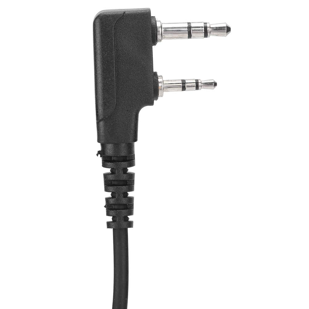 Motorcycle Helmet Headset - K Head Motorbike Bluetooth Intercom System with PTT Button & Noise-Canceling Mic for Two-Way Radio/Walkie Talkie Communication - Perfect for Group Riding, Road Trips & Adventure Tours