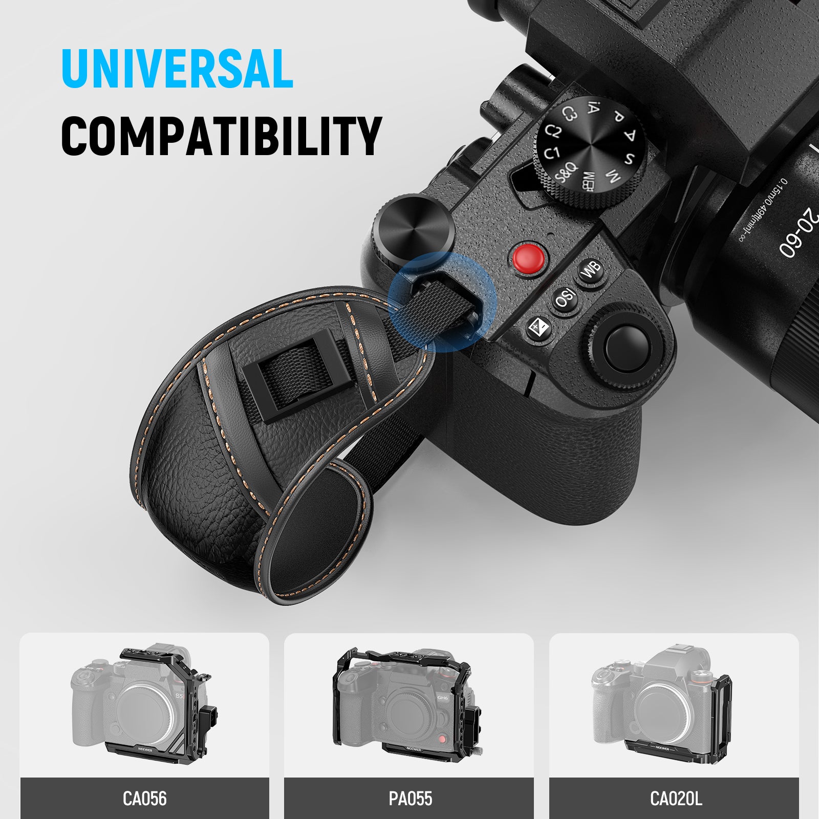 NEEWER CA071 Camera Wrist Strap with 1/4