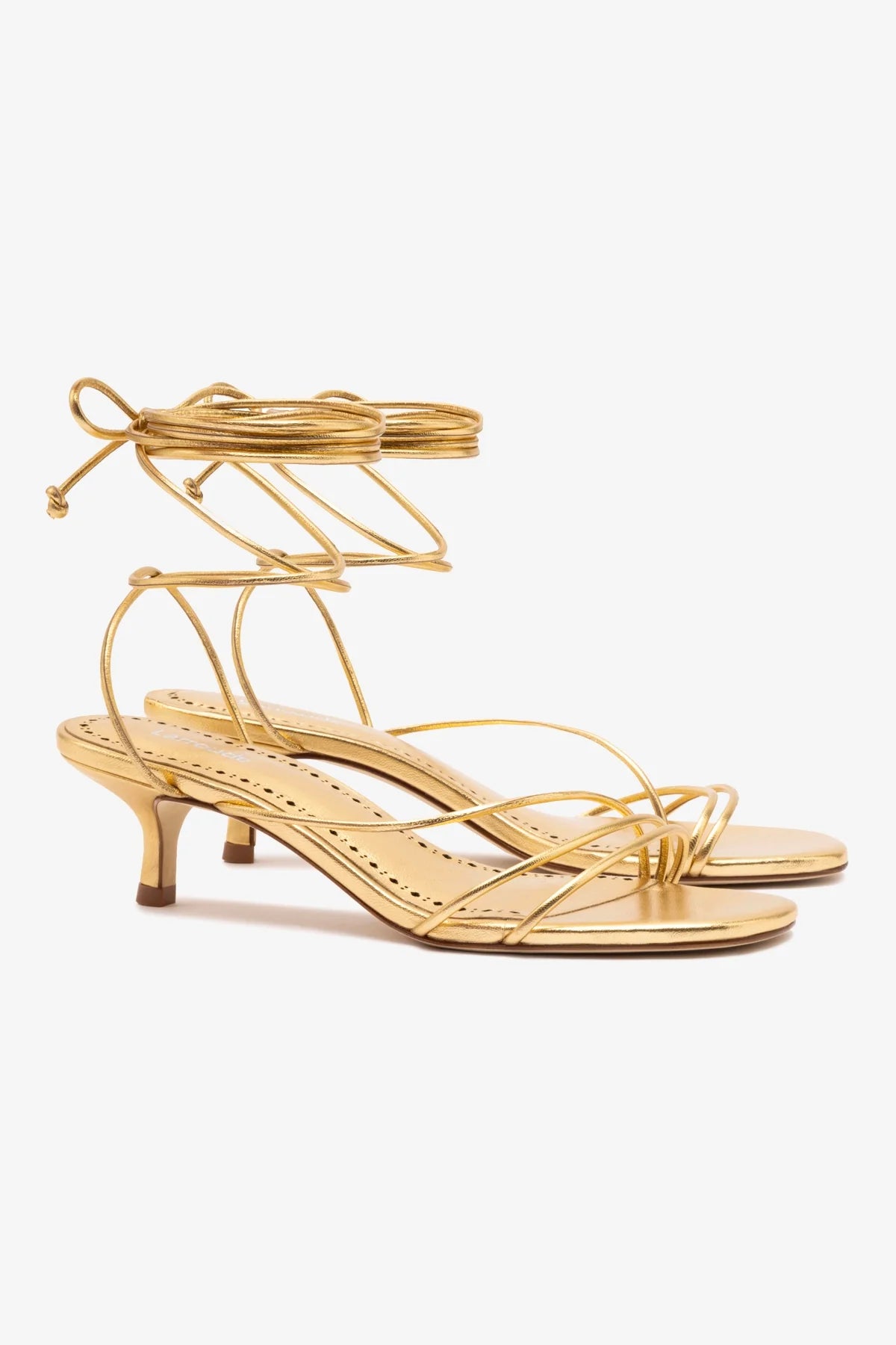Sara Women's Gold Metallic Leather Sandals - Comfortable Strappy Summer Shoes for Beach, Vacation & Casual Outings