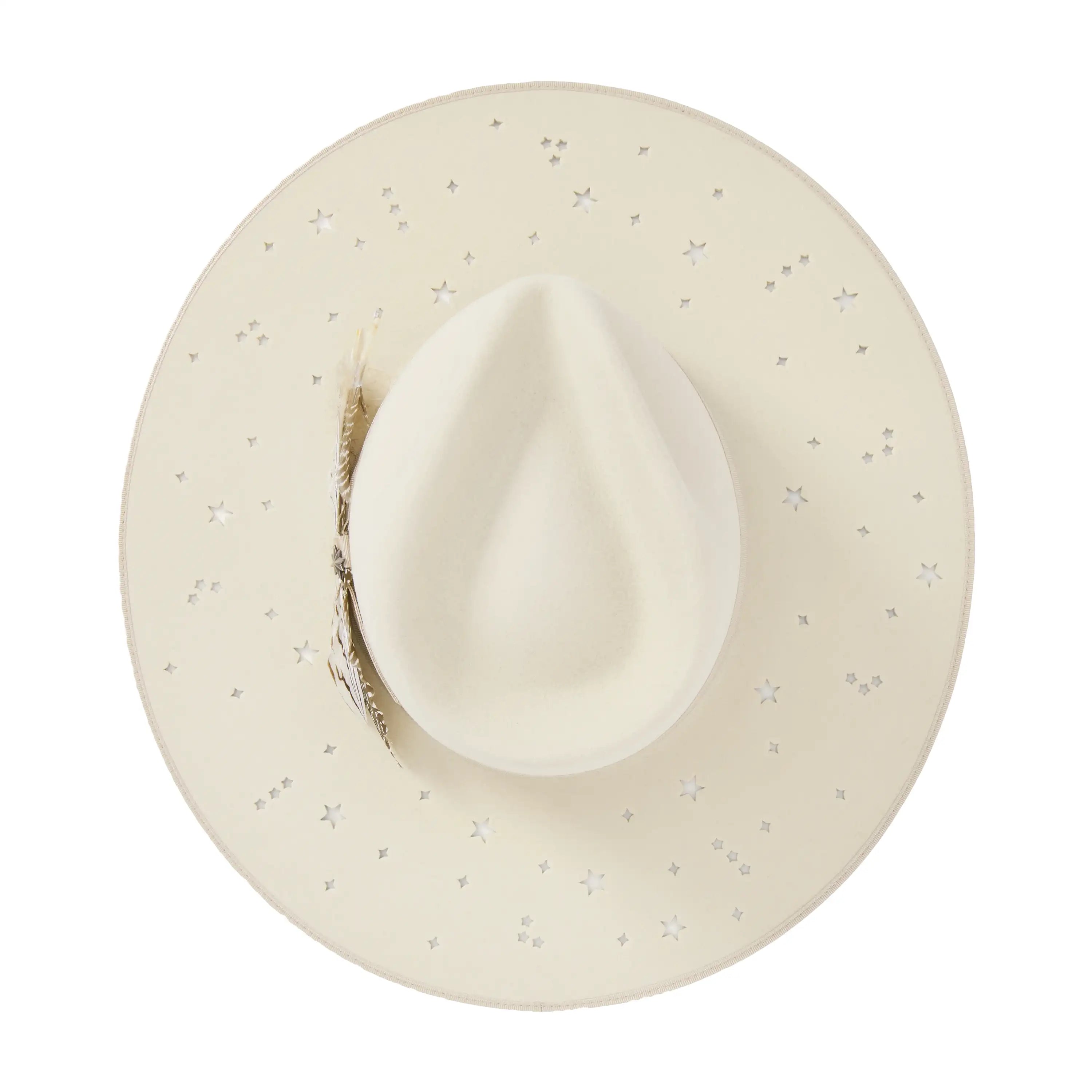 Stetson Night Sky Wide Brim Fedora Wool Felt Cowgirl Hat for Women - Western Style Fashion Accessory for Rodeo, Country Music Festivals & Outdoor Events