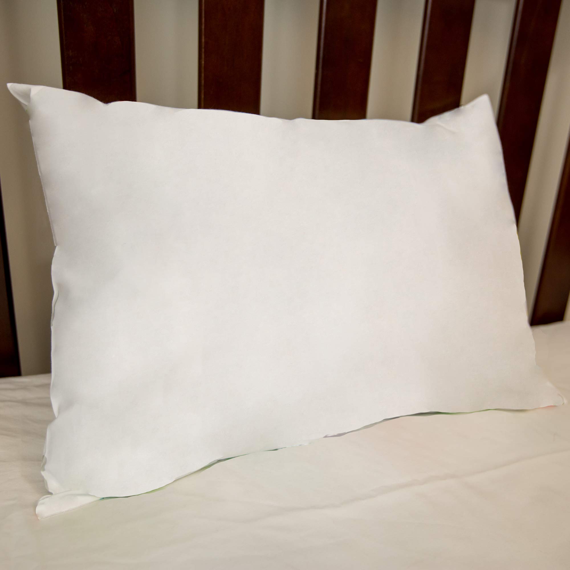 Soft 100% Cotton Toddler Pillowcase for Boys & Girls - 2 Pack White Envelope Closure Travel Size (13x18) - Machine Washable & Shrink-Resistant - Perfect for Nursery, Daycare & Family Trips