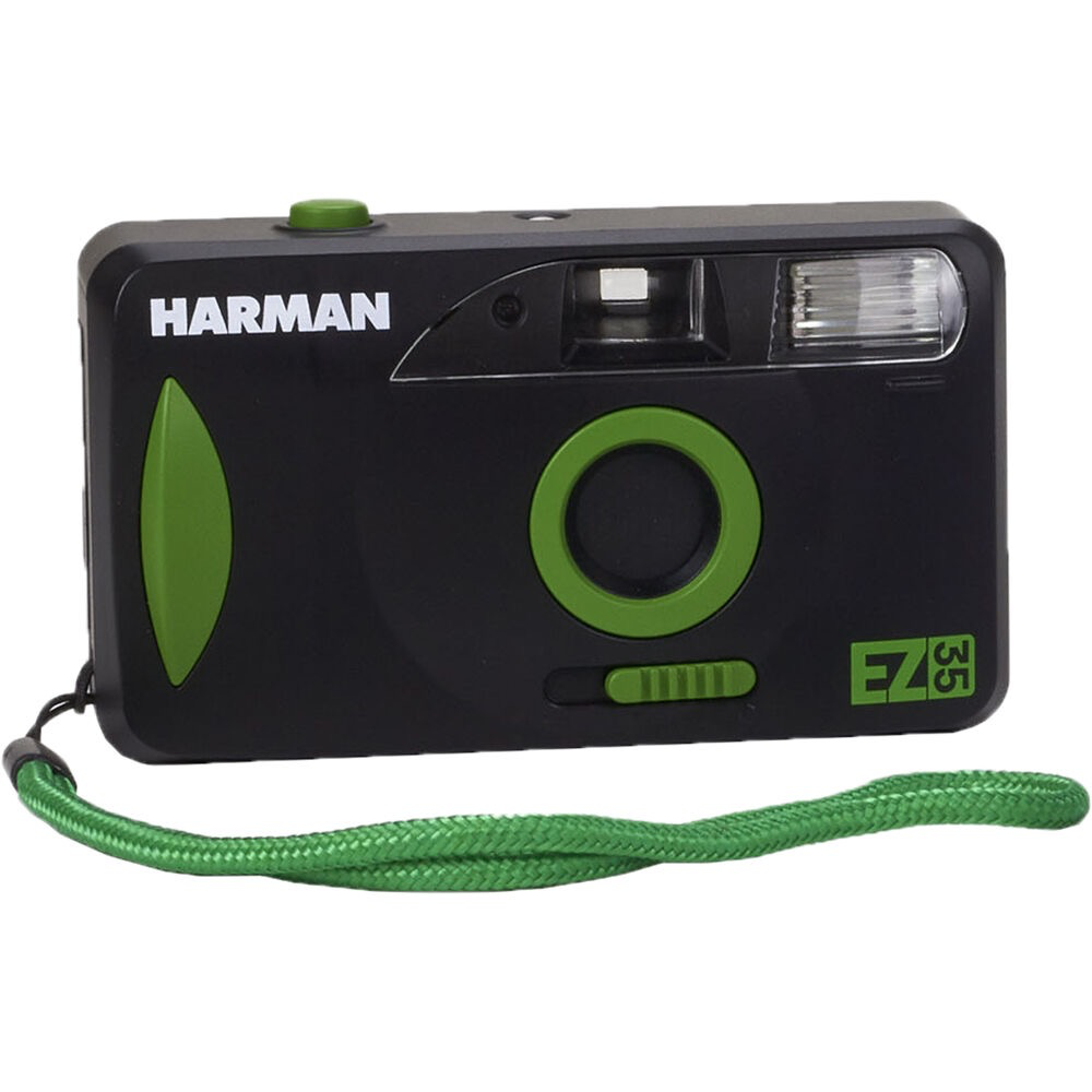 HARMAN Technology EZ 35 Reusable 35mm Film Camera with Film Roll - Vintage Style Analog Camera for Travel, Street Photography & Beginners