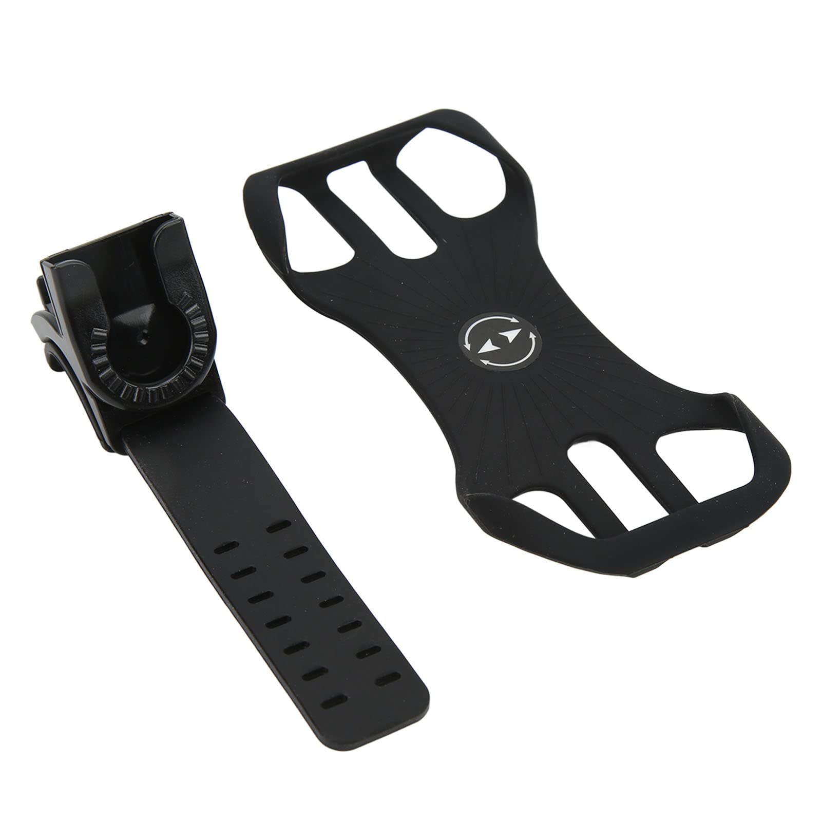 Shanrya Motorcycle Phone Holder - Anti-Slip Silicone Straps for Outdoor Cycling & Riding