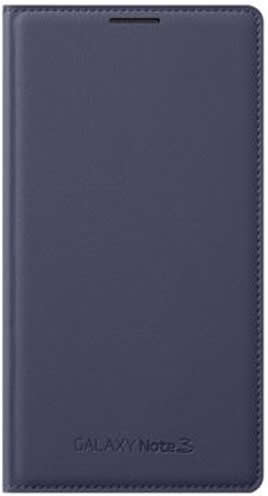 Original Samsung Galaxy Note 3 Wallet Case EF-WN900BVE - Premium Leather Flip Cover with Card Slots & Stand Function (Blue) - Perfect for Business Professionals & Daily Commuters