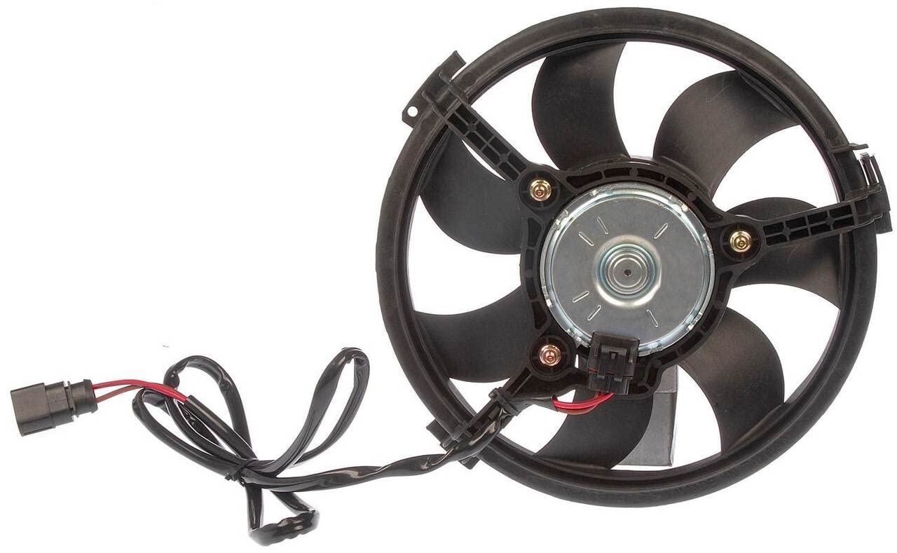 Dorman 620-831 A/C Condenser Fan Assembly Replacement for Audi A4 A6 & Volkswagen Jetta Passat - Perfect for Cooling System Repair & Summer Driving Comfort