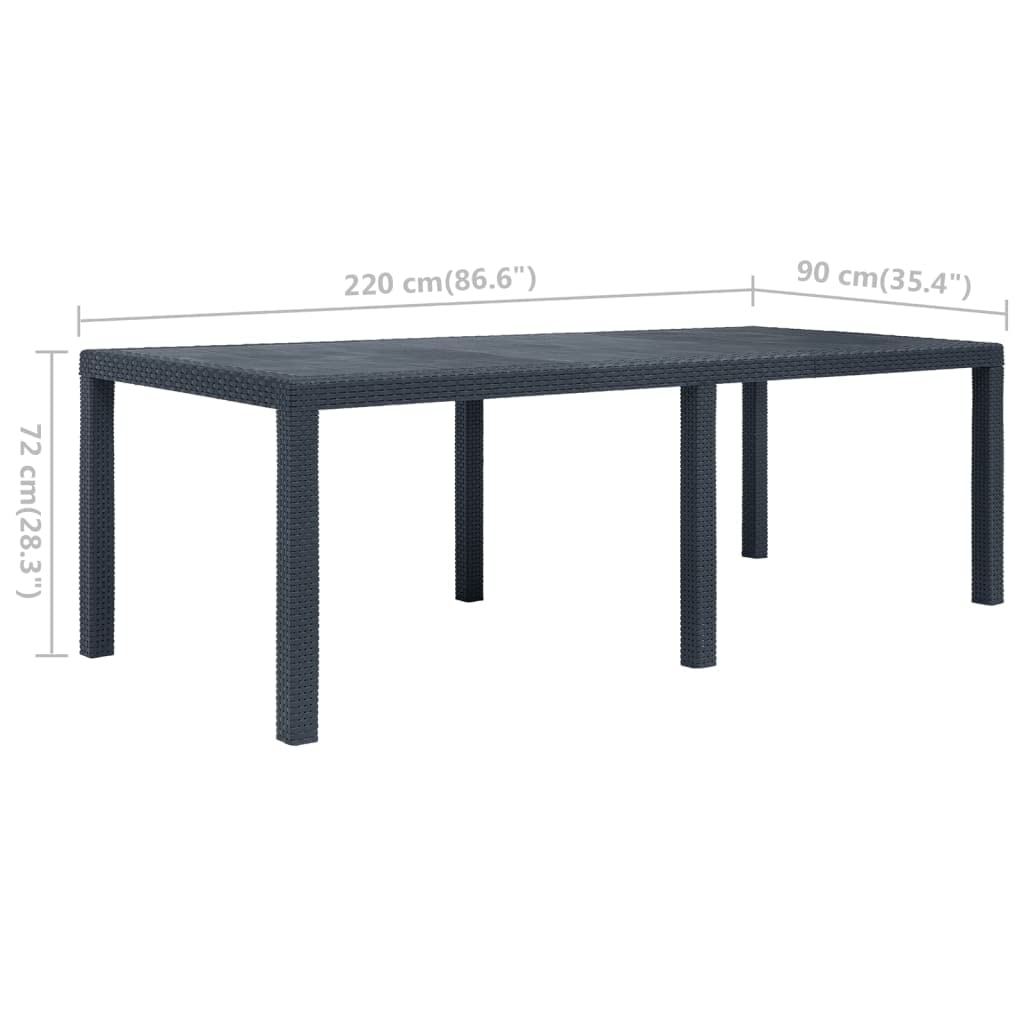 Premium Outdoor Dining Table 86.6