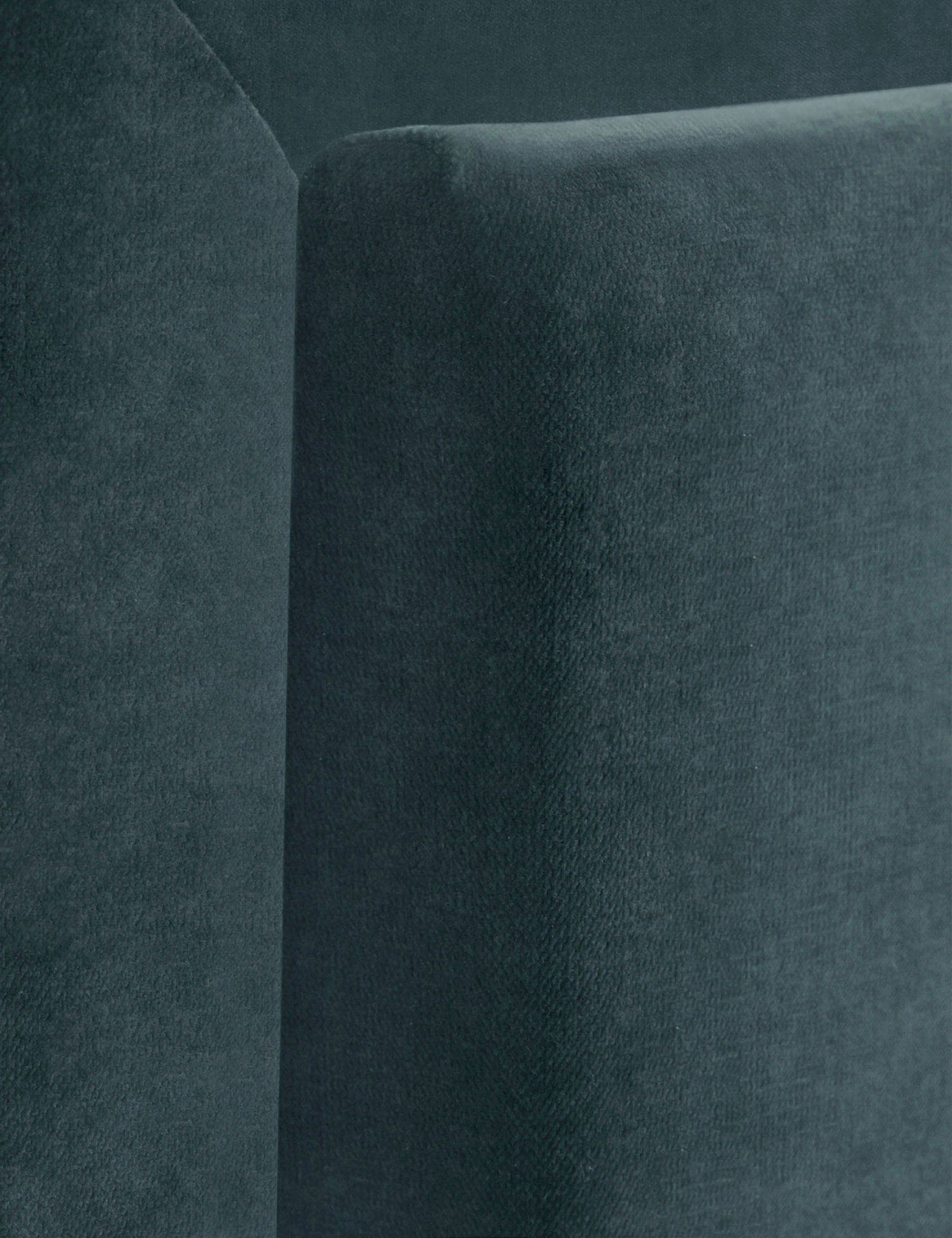 Premium Cotton Velvet Fabric Swatch - Azure Blue Color | Soft Textile Sample for Upholstery, Clothing & DIY Crafts | Home Decor & Fashion Design Material