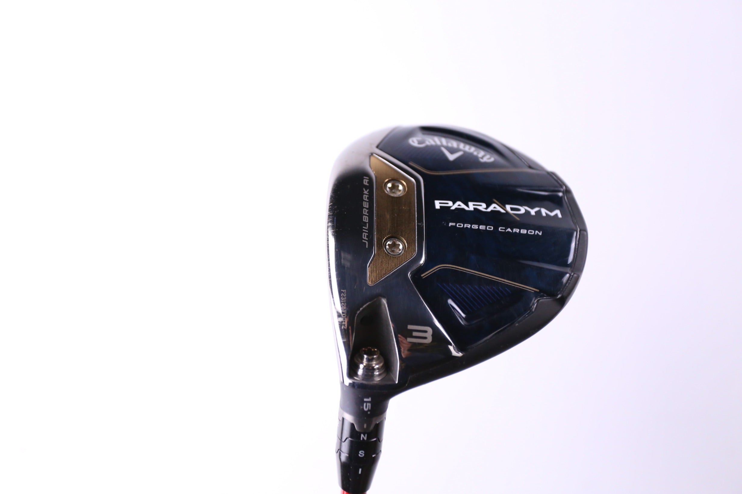 Used Callaway Paradym 3 Wood Left Handed 15° Stiff Flex Golf Club - Perfect for Left-Handed Golfers Seeking Distance & Control on the Fairway
