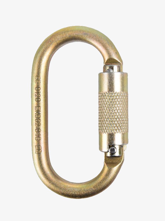 Firetoys ISC KL311 Auto Locking Oval Carabiner - Heavy Duty Climbing Gear for Rock Climbing, Hiking & Outdoor Adventures