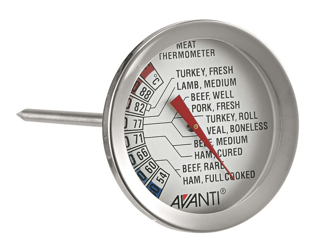 Avanti Tempwiz Digital Meat Thermometer for Grilling, Roasting & BBQ - Instant Read Cooking Thermometer for Perfectly Cooked Steak, Chicken & Turkey - Ideal for Home Chefs & Outdoor Cooking