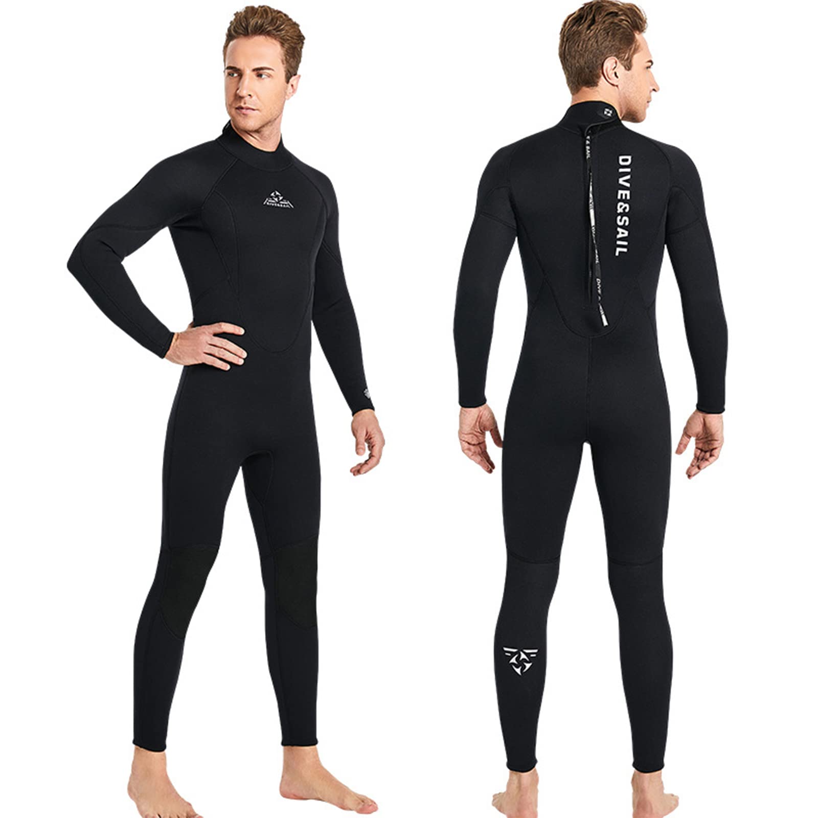 YEAH-HHI 3MM Full Body Wetsuit for Men & Women - Stretch Neoprene Diving Suit with UV Protection - Perfect for Snorkeling, Surfing, Kayaking & Water Sports
