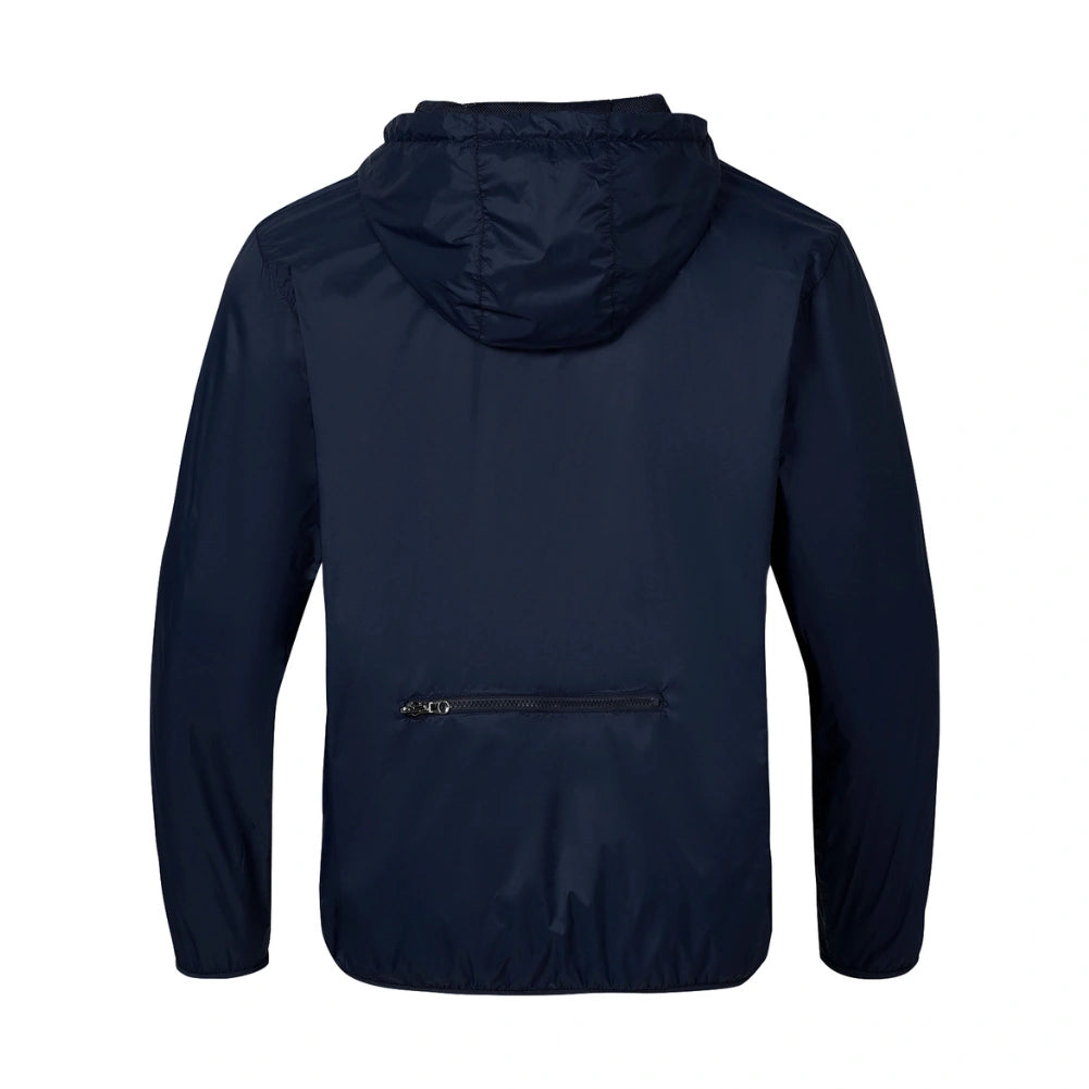 Lightweight Men's Packable Full Zip Windbreaker Jacket - Water-Resistant & Breathable for Outdoor Hiking, Running, and Travel
