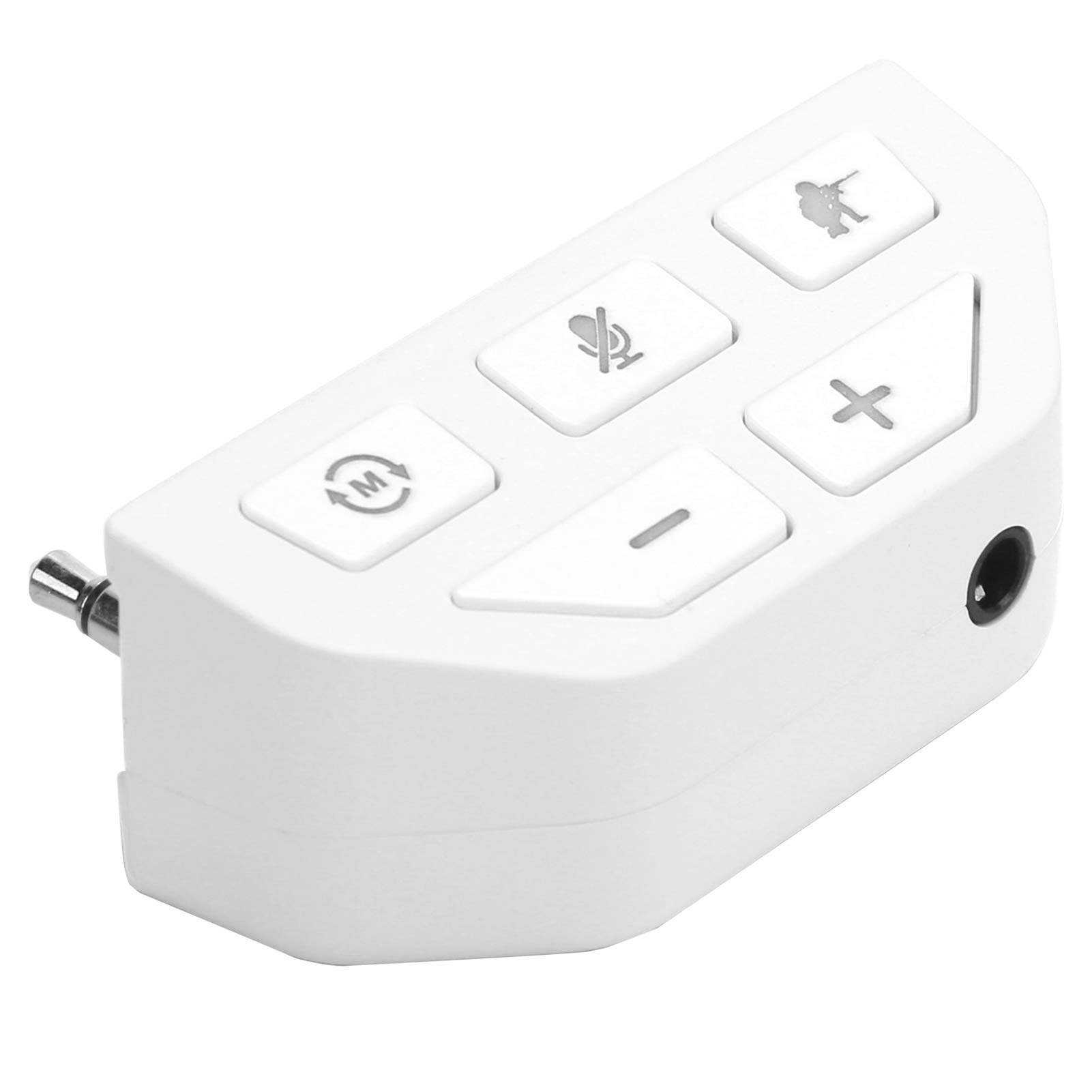 Dioche Stereo Headset Adapter for Xbox One Controller - 3.5mm Audio Jack Converter for Wireless Gamepad (White) | Perfect for Gaming, Streaming & Online Chatting
