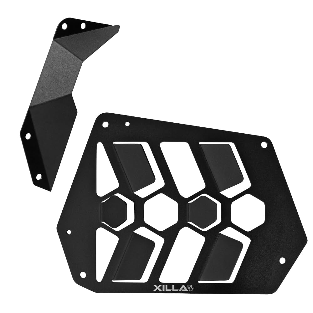 Xilla High-Performance Air Intake Enhancement Aluminum Guard for Yamaha ZUMA 125 2022-2024 (Black) - Improves Engine Airflow & Protection for Scooter Performance Riding